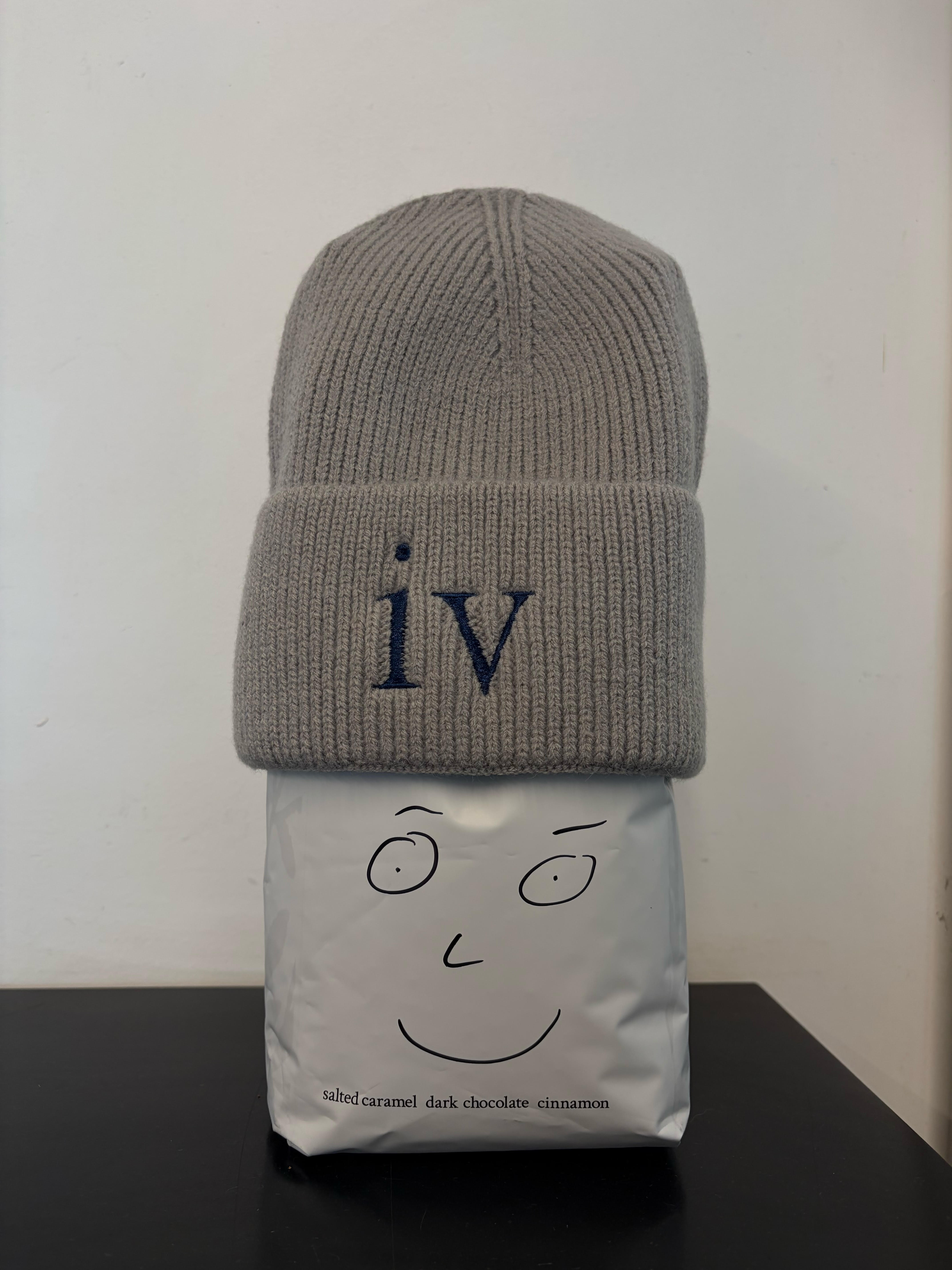 iv embroidered beanie